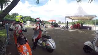 preview picture of video 'vespa smallframe racing balap smallframe'