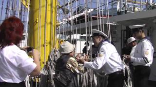 preview picture of video 'Vladivostok Russia Sailing Boat NADEZHDA part 1 ウラジオストク帆船'