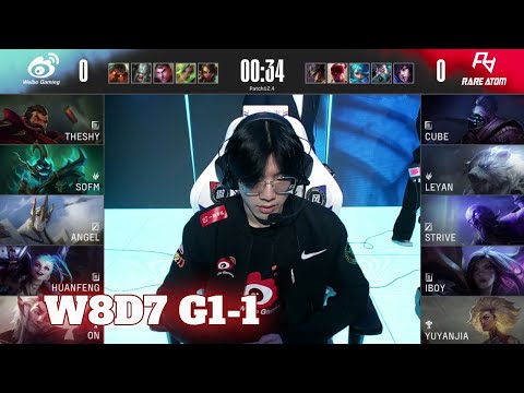 WBG vs RA - Game 1 | Week 8 Day 7 LPL Spring 2022 | Weibo Gaming vs Rare Atom G1