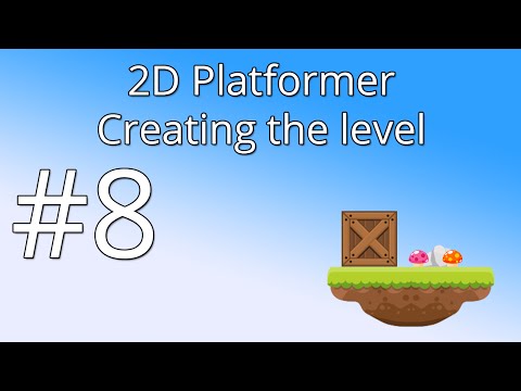 8. Unity 5 tutorial for beginners: 2D Platformer - Creating the level