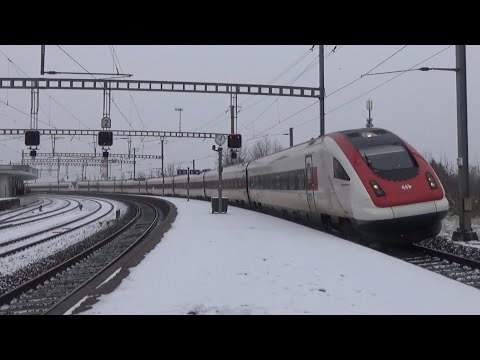 SBB RABDe 500 ICN durchfahrt in Uzwil