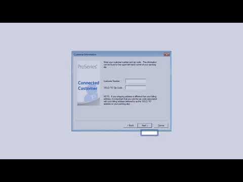Proseries Installation Demonstration