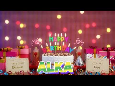 ALKA Happy Birthday Song with Names 🌟 Happy Birthday to You
