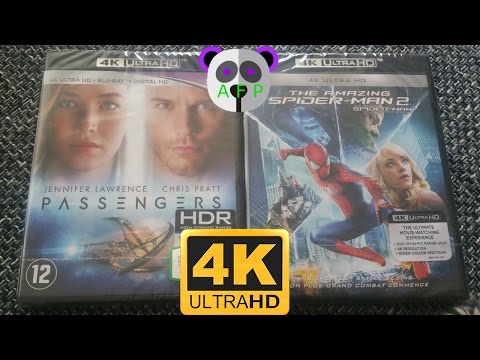2 ultra HD blu rays the amazing spider man and passengers enjoy also