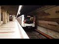 4K Bucharest Metro BOMBARDIER Train Riga At Crângași Station On M1 Line
