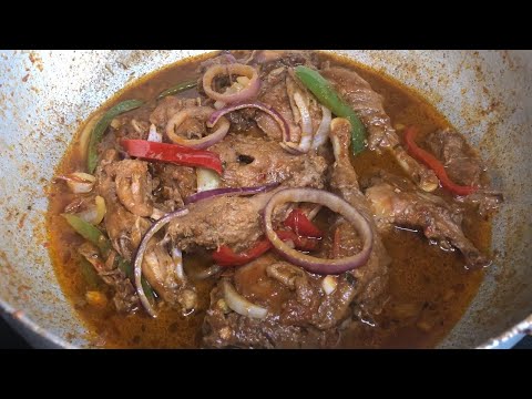 How to make Haitian style stew hen ( Sos Poul Peyi)