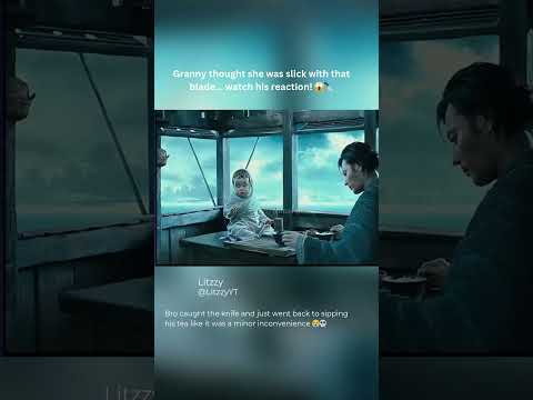 Wait… watch the granny closely 😱. #TheWarriorsWay #BadassMoments #MovieClips