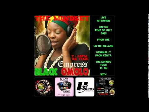 EMPRESS BLACK OMOLO LIVE INTERVIEW ON THE MINDSET HOSTED BY I-JAH-STARS ON BLACKROK RADIO
