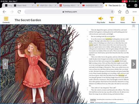 The secret garden reading