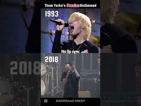 1993 vs 2018: Thom's Passion Undimmed 25 years later #nostalgia #grunge #throwback #radiohead #viral