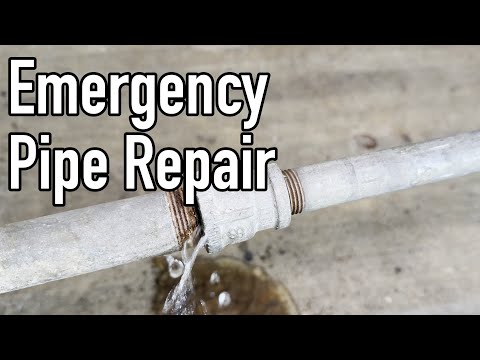 How to Fix a Leaking Water Pipe with Epoxy Putty - Emergency Plumbing Repair (Easy DIY Solution)