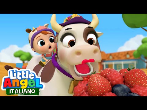 Arriva La Mucca Lola Con Gianni 🤩❤️ Cartoni Animati & Canzoni Bambini | Little Angel Italiano