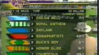 Horse Racing Daylami sawnsong 1999 Breeders Cup Turf Horse Racing Daylami sawnsong 1999 Breeders Cup Turf