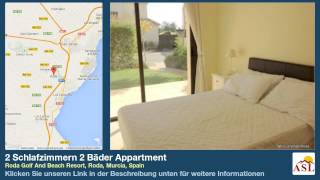 preview picture of video '2 Schlafzimmern 2 Bäder Appartment zu vermieten in Roda Golf And Beach Resort, Roda, Murcia, Spain'
