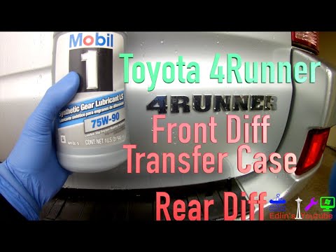 03-09 Toyota 4Runner - Front, Transfer, Rear Diff Fluid Change