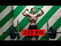 220 KG NA KLATĘ - NOWY REKORD