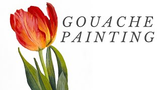 How To Paint Gouache Flowers Like a Pro