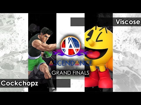 Smash 4: PBG | MNK | Cockchopz (Little Mac) V Viscose (Pacman) - Ascendance 78 Tournament SSB4