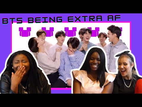 Non Kpop fans react to BTS being extra af in America (방탄소년단 리액션)