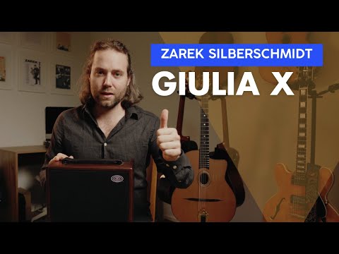 Your next compact and powerful acoustic amp: Zarek Silberschmidt talks about his GIULIA X