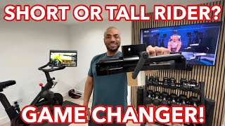 PELOTON BIKE ADJUSTER - Comfort Game Changer! | Fitting and review.