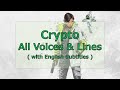 Crypto All Voices and Lines (with English Subtitles) 【ApexLegends】