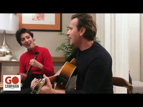 Mary Elizabeth Winstead & Ewan McGregor performing "Tender" by Blur at the virtual GO Gala 2020