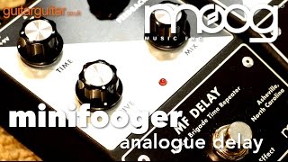 Video thumbnail for Moog Minifooger Delay by GUITARGUITAR