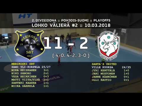 Maalikooste: Merikoski SBT vs. Santa's United [VE#2] (10.3.2018)