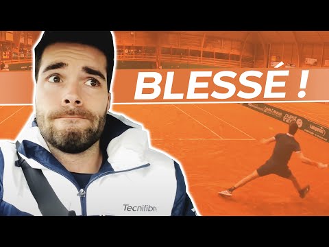 I return to an ATP tournament... and get injured!