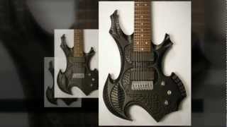 Video thumbnail for Halo Custom Guitars GVK 8 String Guitar EMG 808X by Halo Custom Guitars