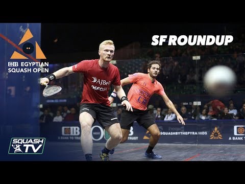 Squash: CIB Egyptian Squash Open 2019 - SF Roundup
