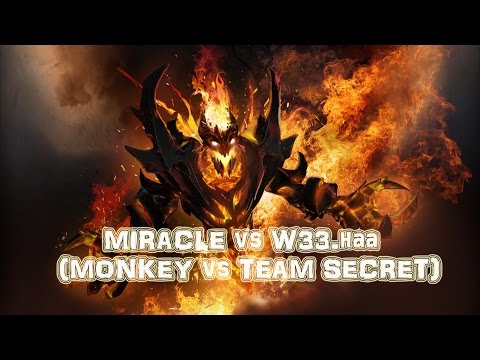 Miracle (Queen Of Pain) vs W33 (Shadow Fiend) - TS vs Monkey Dota2