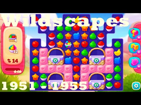 Wildscapes Level 1951- 1955 HD Walkthrough | 3 - match game | gameplay | android | ios | pc | app