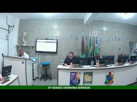 51ª SESSÃO ORDINÁRIA 08/09/2026, CÂMARA MUNICIPAL DE SIRIRI - SERGIPE