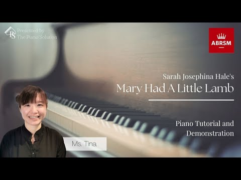 【Piano Demo & Tutorial】Mary Had A Little Lamb - Ms Faustina [ENG DUB, CN SUB]