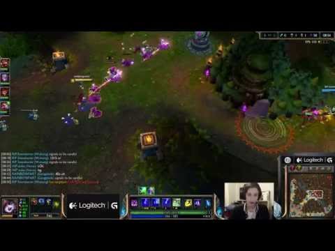 Bjergsen Lulu vs Orianna [Challenger Ranked solo queue mid]