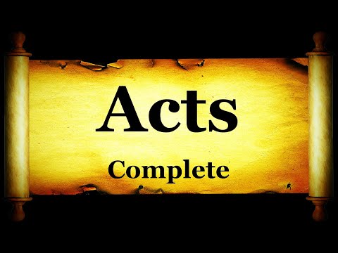 The Holy Bible | The Acts of the Apostle Complete | HD 4K Read Along Audio