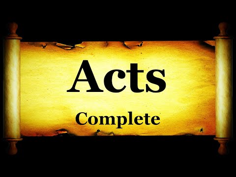 Holy Bible: Book 44 - The Acts of The Apostles - KJV Read Along HD 4K Audio Text