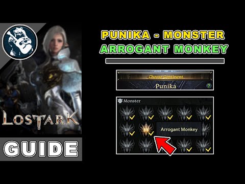 Arrogant Monkey Monster Location in Lost Ark | Punika Locations Guide