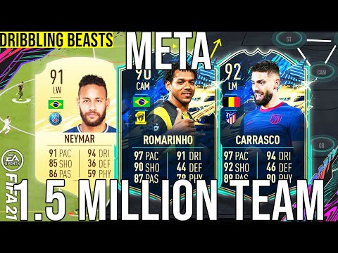 BEST TOTS META 1.5 MILLION COIN TEAM TO GET ELITE - SQUAD BUILDER TO GET MORE WINS - FIFA 21