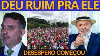 FLÁVIO BOLSONARO ENTRA EM PÂNICO E TENTA CALAR LULA ENQUANTO O POVO COMEÇA A TOMAR AS RUAS DO BRASIL