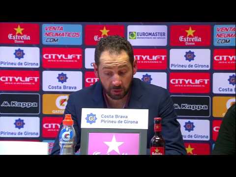 Rueda de prensa de Machín tras el Girona FC (3-1) Córdoba CF