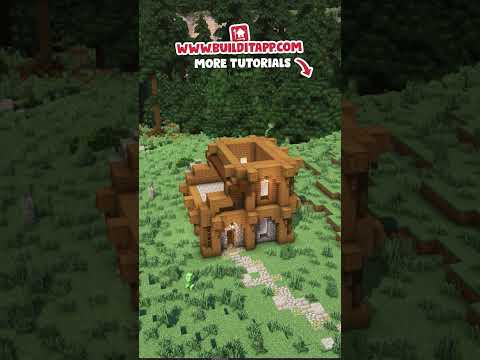 How to Build a Spruce Rustic House in Minecraft