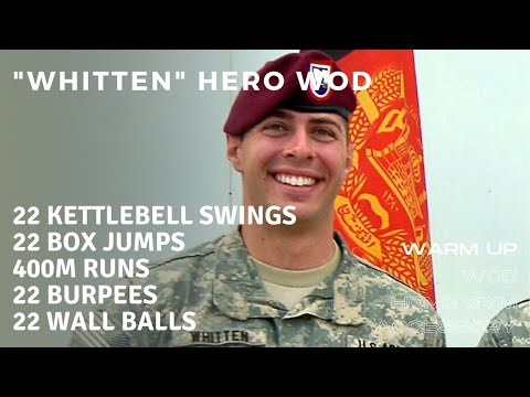 "Whitten" CrossFit Hero WOD