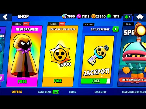 😍FREE 100 LEGENDARY STARR DROPS!!!🎁✅ - Brawl Stars rewards