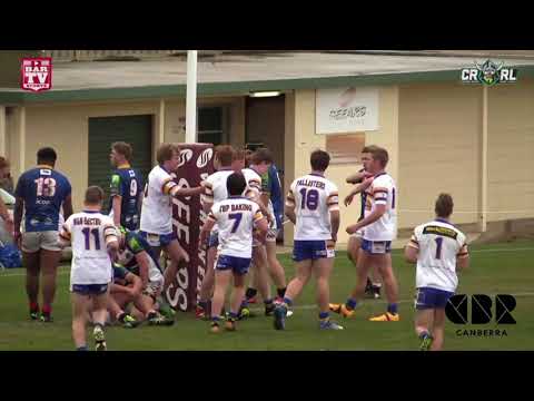 2018 CRRL - U18s Minor Semi Final Highlights - Tuggeranong v Goulburn Workers