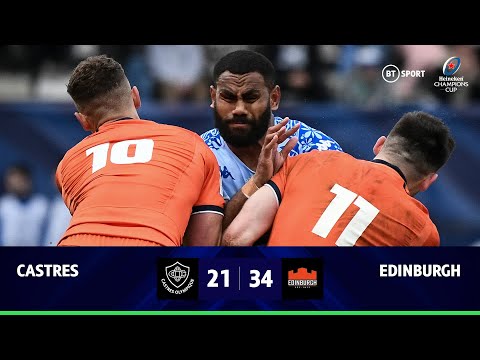 Castres v Edinburgh (21-34) | Impressive Burgh Earn Vital Win In France | Champions Cup Highlights