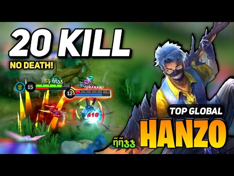 IMMORTAL! Hanzo Best Build 2023 [ Hanzo Gameplay Top Global ] By ῆῆჯჯ - Mobile Legends
