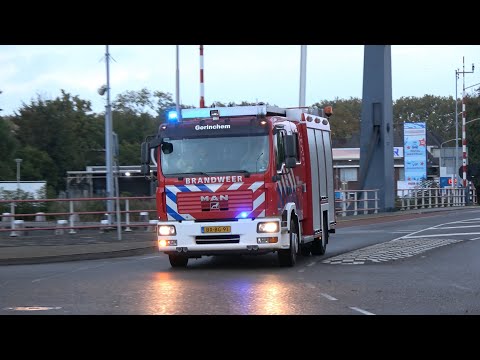 Brandweer & ambulance met spoed in Gorinchem & Schelluinen